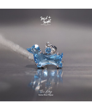 The Dog-Dachshund Topaz Necklace